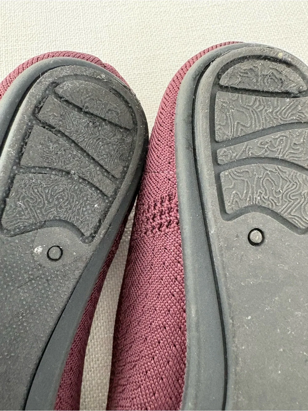 Harborside Nile Burgundy Flats. Size 8. Excellent condition.